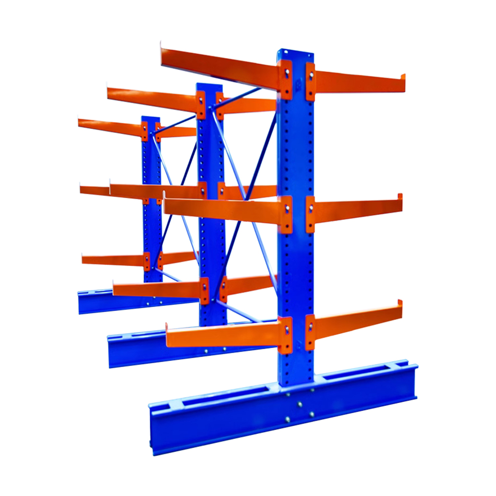 ชั้นวางของคลังสินค้าอุตสาหกรรมสำหรับงานหนักชั้นวางของ Cantilever